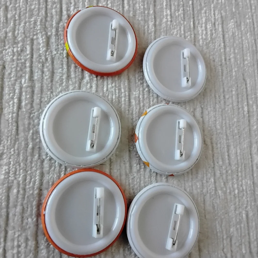 Anti-Bullying Button Pin Set Of 6 Unused 1.5